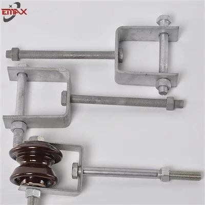 Το Spool Rack Insulator γαλβανισμένο D - βραχίονα στήριγμα D Iron Bracket